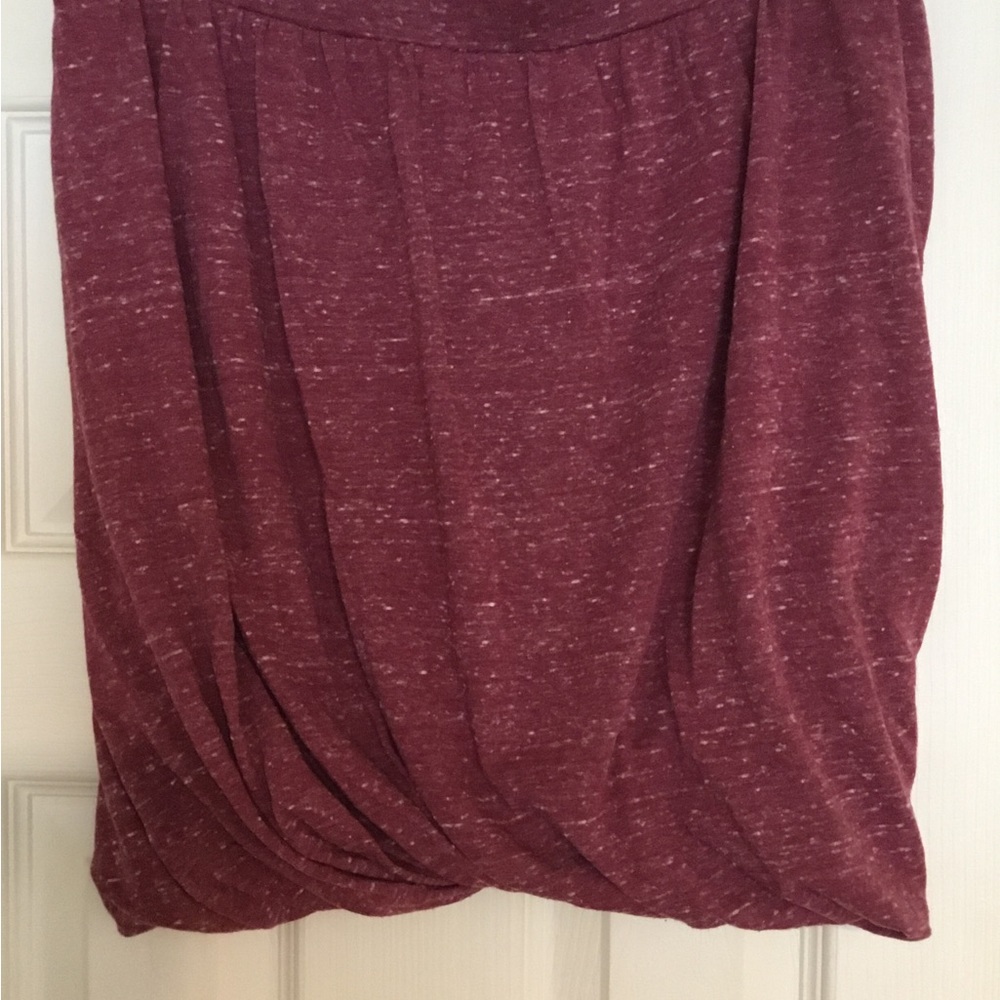 Vintage Adorable Free People Heatherd Twisted Bubble Midi Skirt